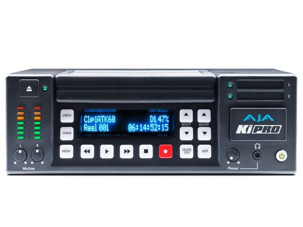 AJA Ki Pro portable ProRes video recorder with 500GB storage, front view showing controls and display screen. – image 2