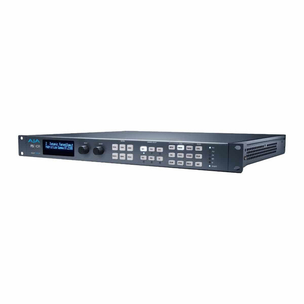 AJA FS-HDR HDR/WCG 4K video converter and frame synchronizer device with front panel controls and display. – image 1