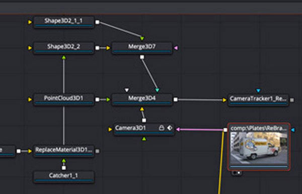 Blackmagic Design Fusion 19 Studio visual effects USB dongle with features displayed on screen in the image. – image 3