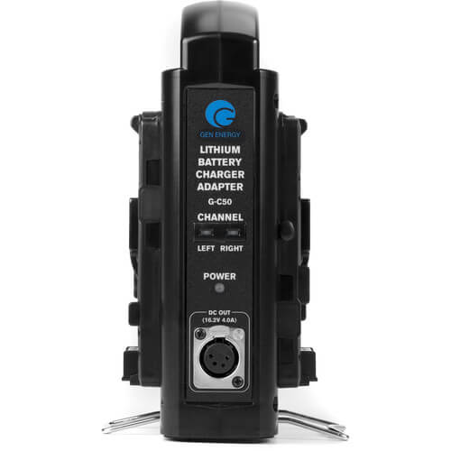 GEN ENERGY V-Mount 2 Channel Charger for G-B100/B200 Series Batteries (16.8V/2.5A) - Coremicro – image 2