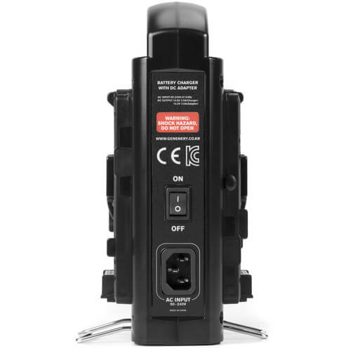 GEN ENERGY V-Mount 2 Channel Charger for G-B100/B200 Series Batteries (16.8V/2.5A) - Coremicro – image 3