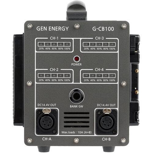 GEN ENERGY 4-Channel Simultaneous Fast Gold Mount Charger (6A) and Power Station - Coremicro – image 3
