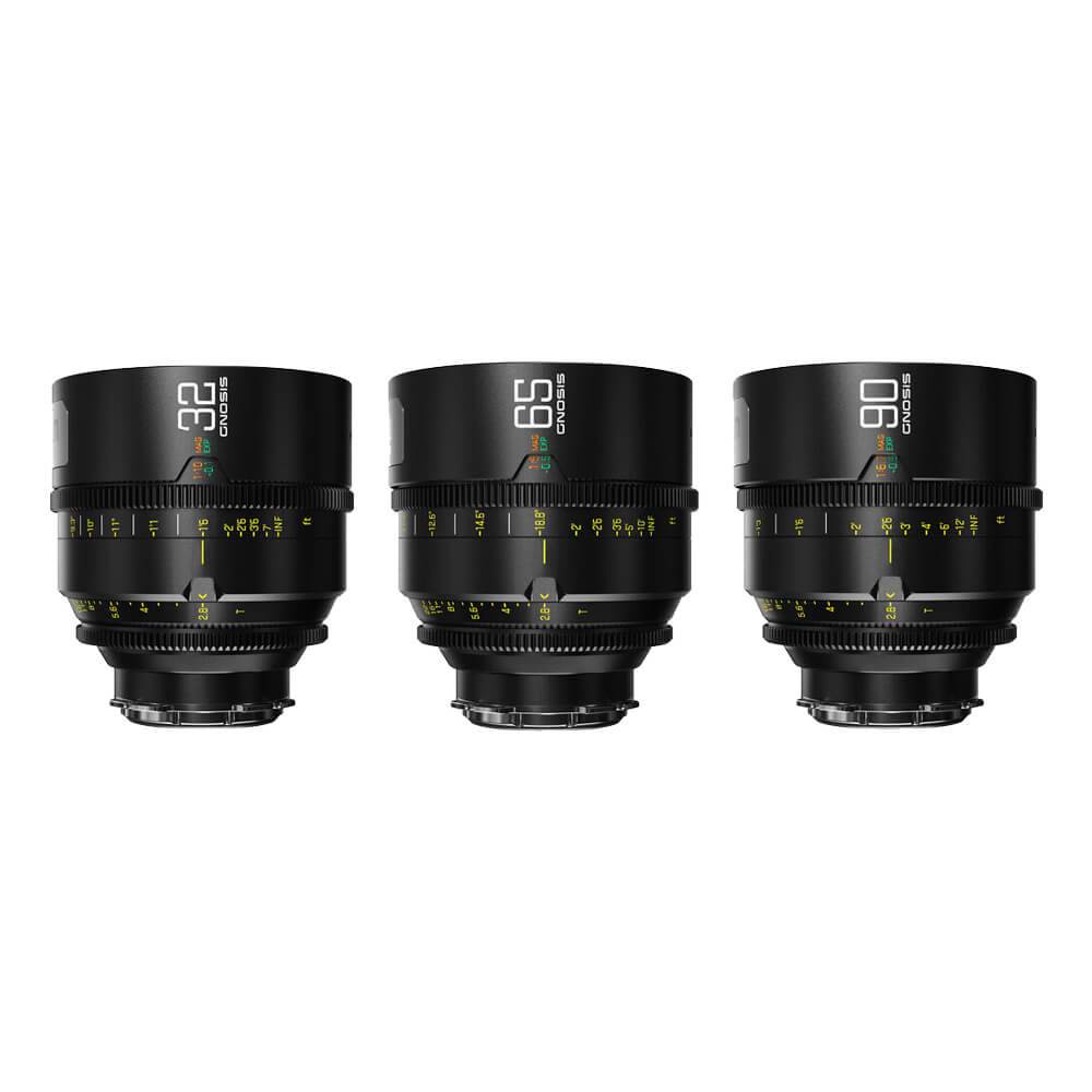 DZOFILM Gnosis T2.8 Macro Prime 3-Lens Set (LPL, PL & EF Mount) - Coremicro – image 1