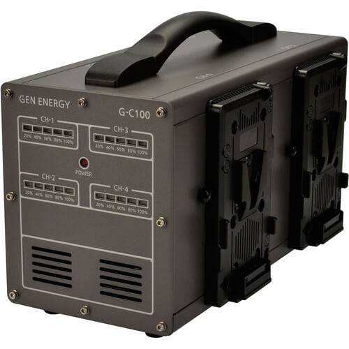 GEN ENERGY 4-Channel Simultaneous Fast V-Mount Charger (6A) - Coremicro – image 1
