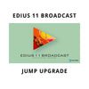 Grass Valley EDIUS 11 Broadcast Jump upgrade box for video editing from EDIUS Pro or Workgroup version.