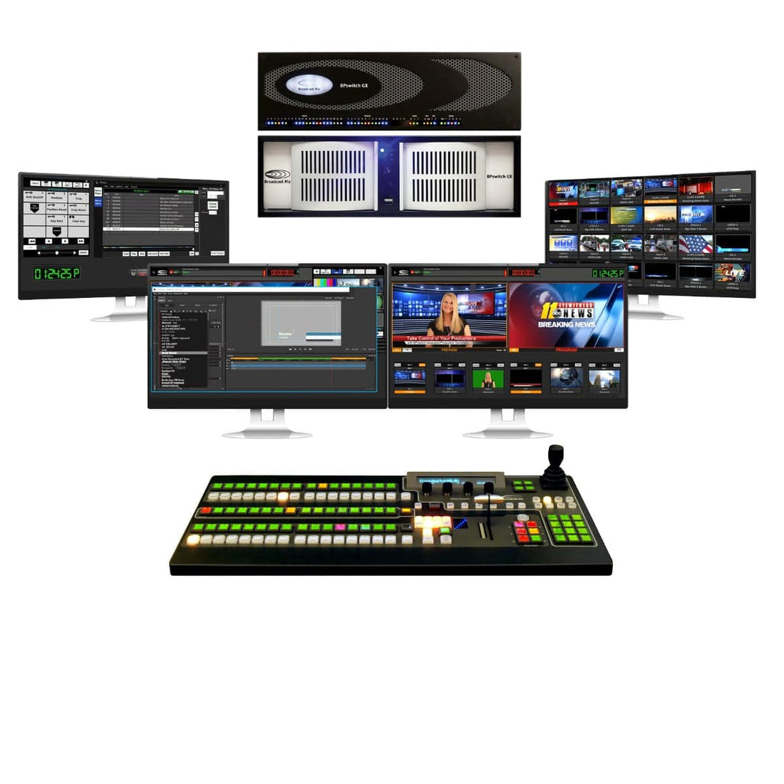 Broadcast Pix GX11 Video Production System with 11-SDI Inputs - Coremicro – image 1