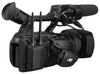 JVC GY-HC550 handheld 4K broadcast camcorder with professional controls and large lens for high-quality video recording.