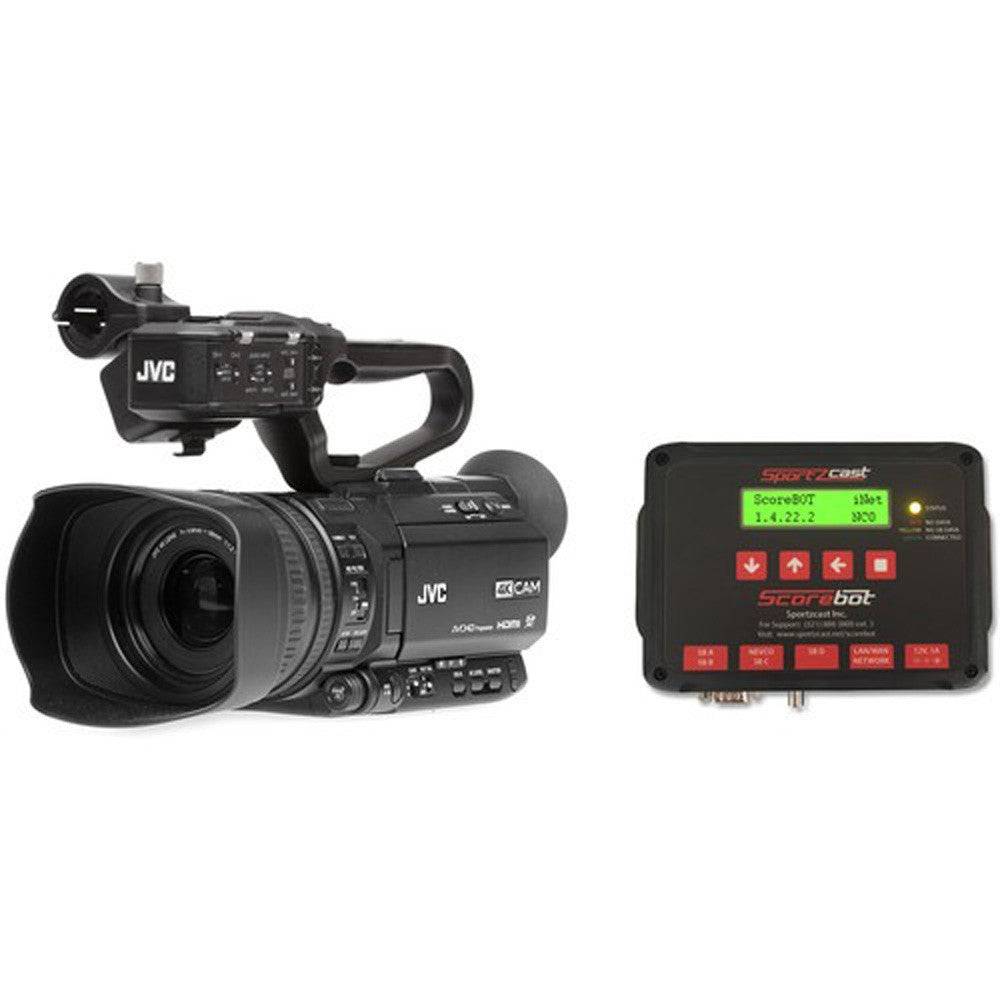 JVC GY-HM250SP Production Camcorder with the Sportzcast Scorebot4100 Kit - Coremicro – image 1