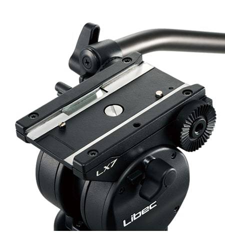 Libec LX10 Studio Two-Stage Aluminum Tripod System and H65B Head with Dual Pan Handles and Spreader Dolly - Coremicro – image 3