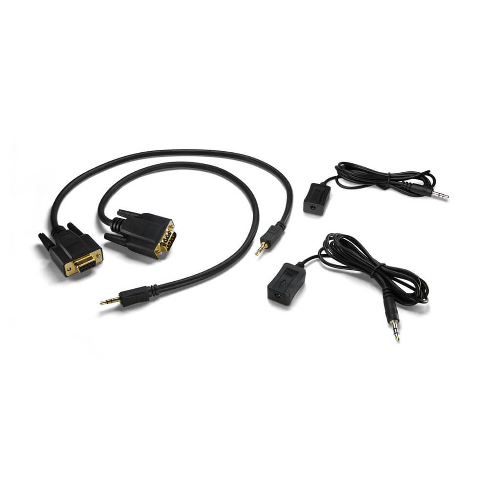 AJA Breakout Cable Kit for HDBaseT Mini Converters showing various connectors and cables for signal integration. – image 1