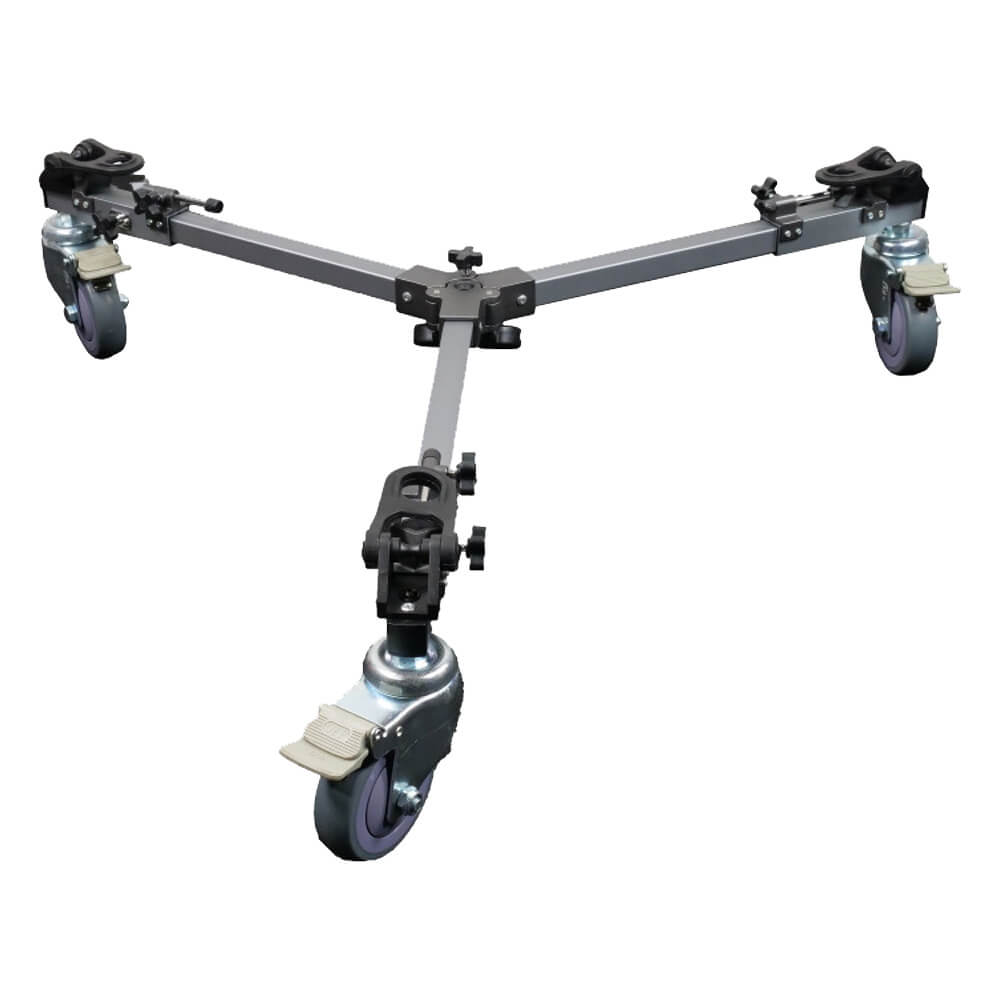 Prompter People Heavy Duty Dolly for Tripod HD-300/500, a rugged video camera dolly with wheels for smooth camera movement. – image 1