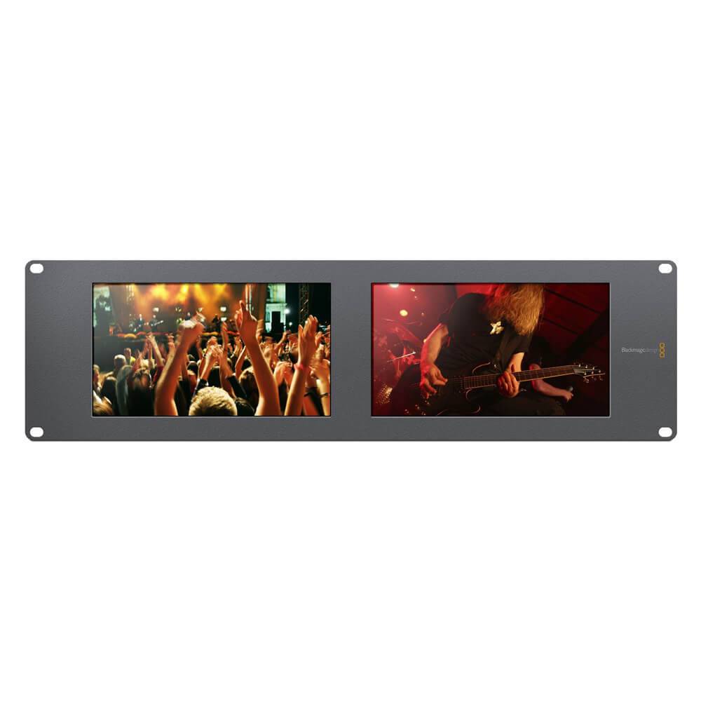 Blackmagic Design SmartView Duo 2 video monitor with dual screens and front display, designed for professional video monitoring. – image 2