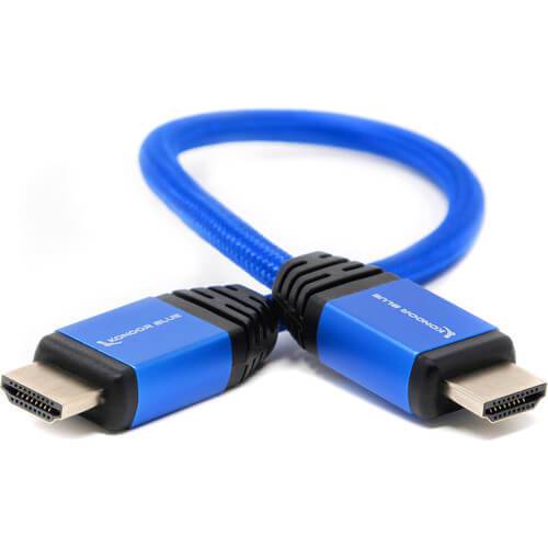 Kondor Blue Coiled Full HDMI Cable (12-24'') - Coremicro – image 1