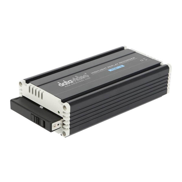 Datavideo HDR-10 Highlight Replay Recorder showing front panel with buttons and display screen, used for production highlight replays. – image 1