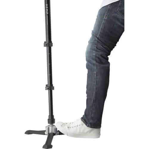 Libec Hands-Free Monopod Kit with TH-X Pan-and-Tilt Video Head and Bowl Clamp - Coremicro – image 9