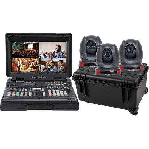 Datavideo HS-1500T Mobile Studio Kit (Includes HS-1500T, 3x PTC-140T and HC-800 Case) - Coremicro – image 1