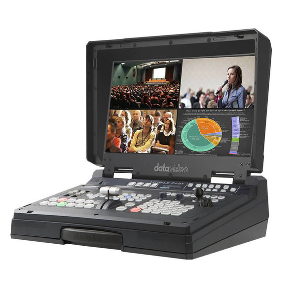 Datavideo HS-1600T Mark II 4-Channel HD/SD HDBaseT Portable Video Streaming Studio - Coremicro – image 2