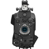 Sony HXC-FB75KC broadcast studio camera with 20x lens, viewfinder, and microphone for professional SD and HD video production.