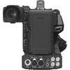 Sony HXC-FB75KC broadcast studio camera with 20x lens, viewfinder, and microphone for professional SD/HD video production.