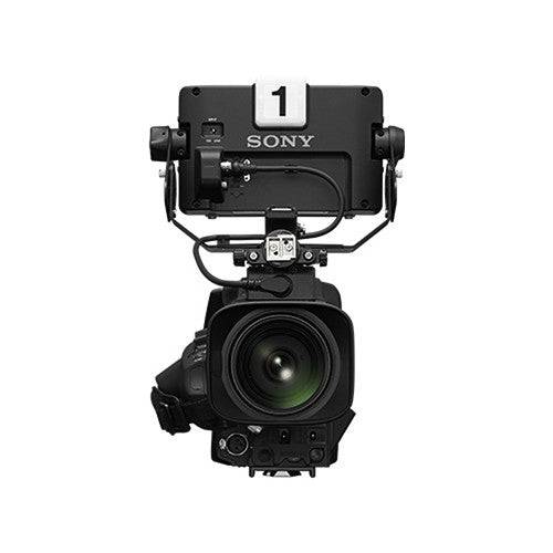 Sony HXC-FB75SC SD/HD broadcast studio camera with viewfinder and 20x lens, professional video production equipment – image 3