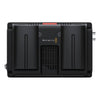 Blackmagic Design Video Assist 5-inch 12G HDR video monitor showing on-screen display and control buttons.