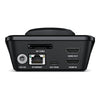 Rear view of Blackmagic Design HyperDeck Shuttle HD video recorder showing input and output ports.