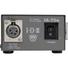 IDX System Technology single channel DC power supply for video cameras, compact unit with input and output connections.