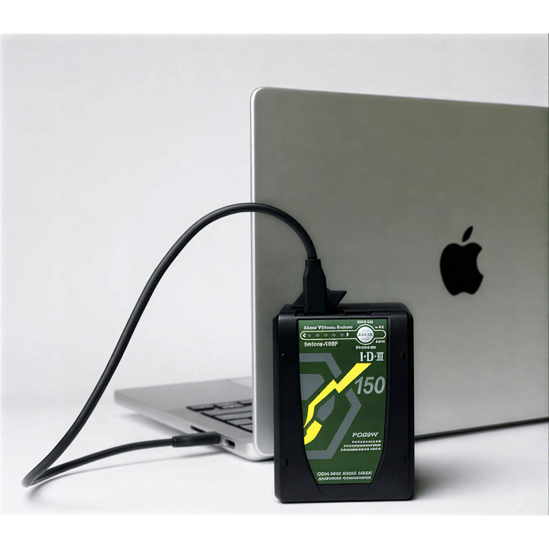IDX System Technology Imicro-150P 145Wh high-load lithium-ion mini V-mount battery for video cameras, shown in a close-up shot. – image 2