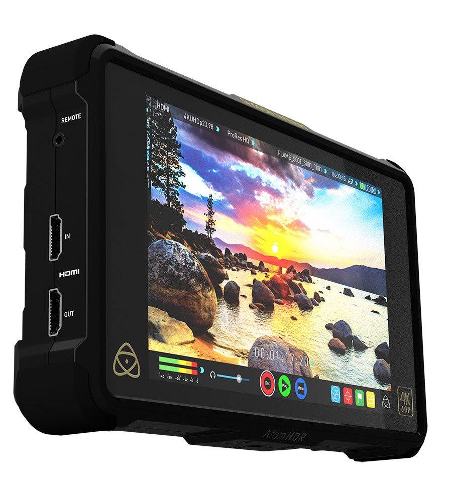 Atomos Shogun Inferno video monitor with full accessory kit, featuring a large display and professional video production tools. – image 1