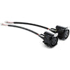 Blackmagic Design XLR input cable for URSA Mini camera, black audio connection cable with XLR connectors for professional audio input.
