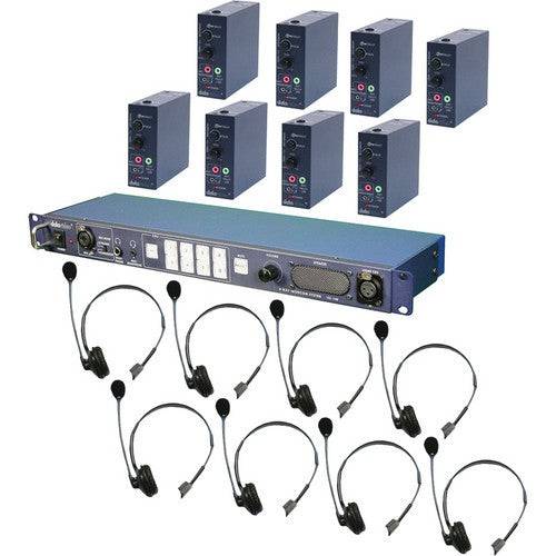 Datavideo ITC-100 8-Way Intercom System with 8 Headsets and 8 Beltpacks - Coremicro – image 1