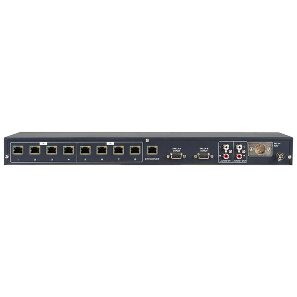 Back view of Datavideo ITC-300 Digital Intercom System showing connection ports and control panel for production communication equipment. – image 2