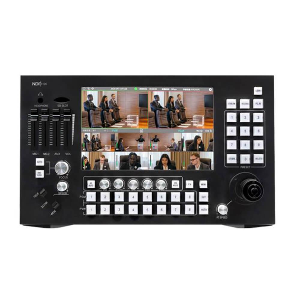 Jimcom 10.1" NDI Touch Screen Broadcast Switcher - Coremicro – image 1