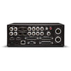 AJA Ki Pro Ultra 4K video recorder and monitor with 3G-SDI and HDMI ports, shown from the rear with input and output connections.