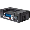 AJA Ki Pro ND portable ProRes file video recorder without drive, compact device with multiple input options and control buttons.