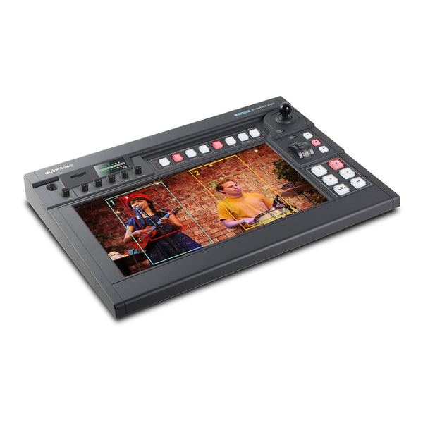 Datavideo KMU-200 4K multi-channel streaming switcher with multiple input ports and control interface for professional video switching. – image 1