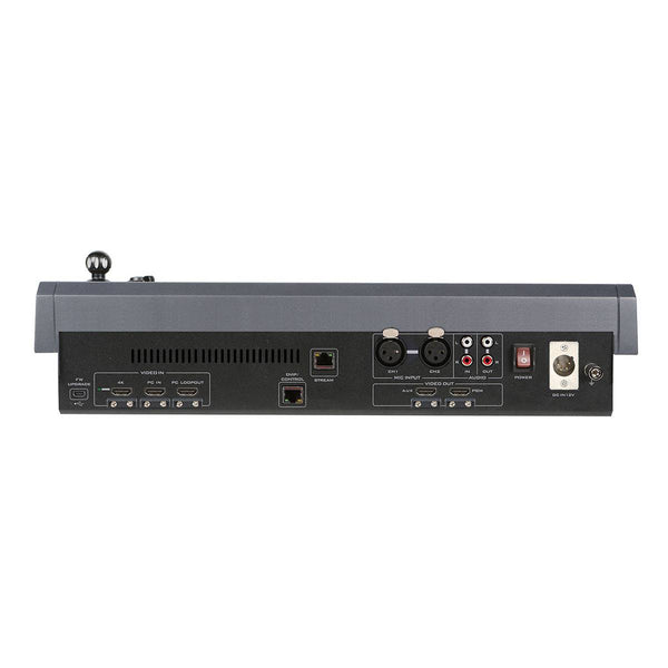 Datavideo KMU-200 4K multi-channel video streaming switcher with multiple input ports and control buttons. – image 2