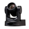 JVC KY-PZ400N 4K NDI HX PTZ Camera in black with 12x optical zoom, capturing a professional video camera setup.