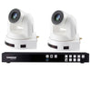 Lumens LC200 CaptureVision System With 2x VC-A50P IP PTZ Cameras (White) - Coremicro