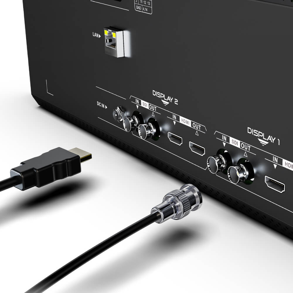 Lilliput RM-7026-12G Dual 7 Inch 3RU Rackmount 12G-SDI Monitor - Coremicro – image 5