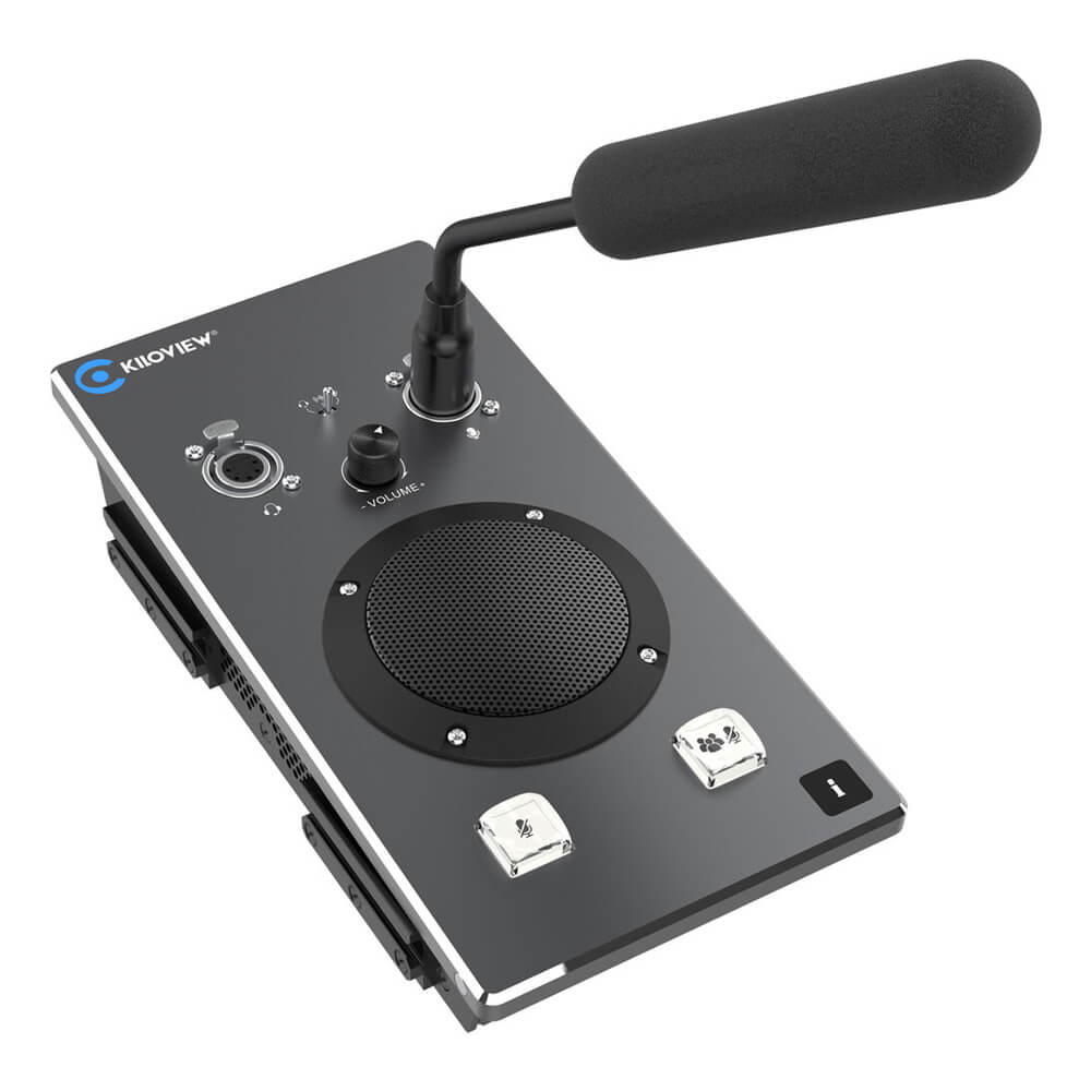 Kiloview LinkDeck control panel switcher with microphone connection ports, designed for professional video and audio switching. – image 8