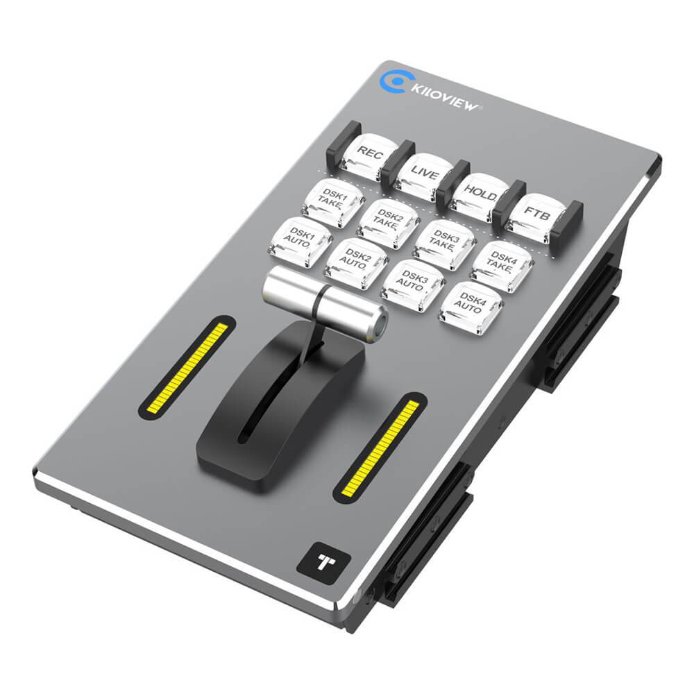 Kiloview LinkDeck control panel switcher with T-bar and multiple buttons for managing video sources and transitions. – image 5