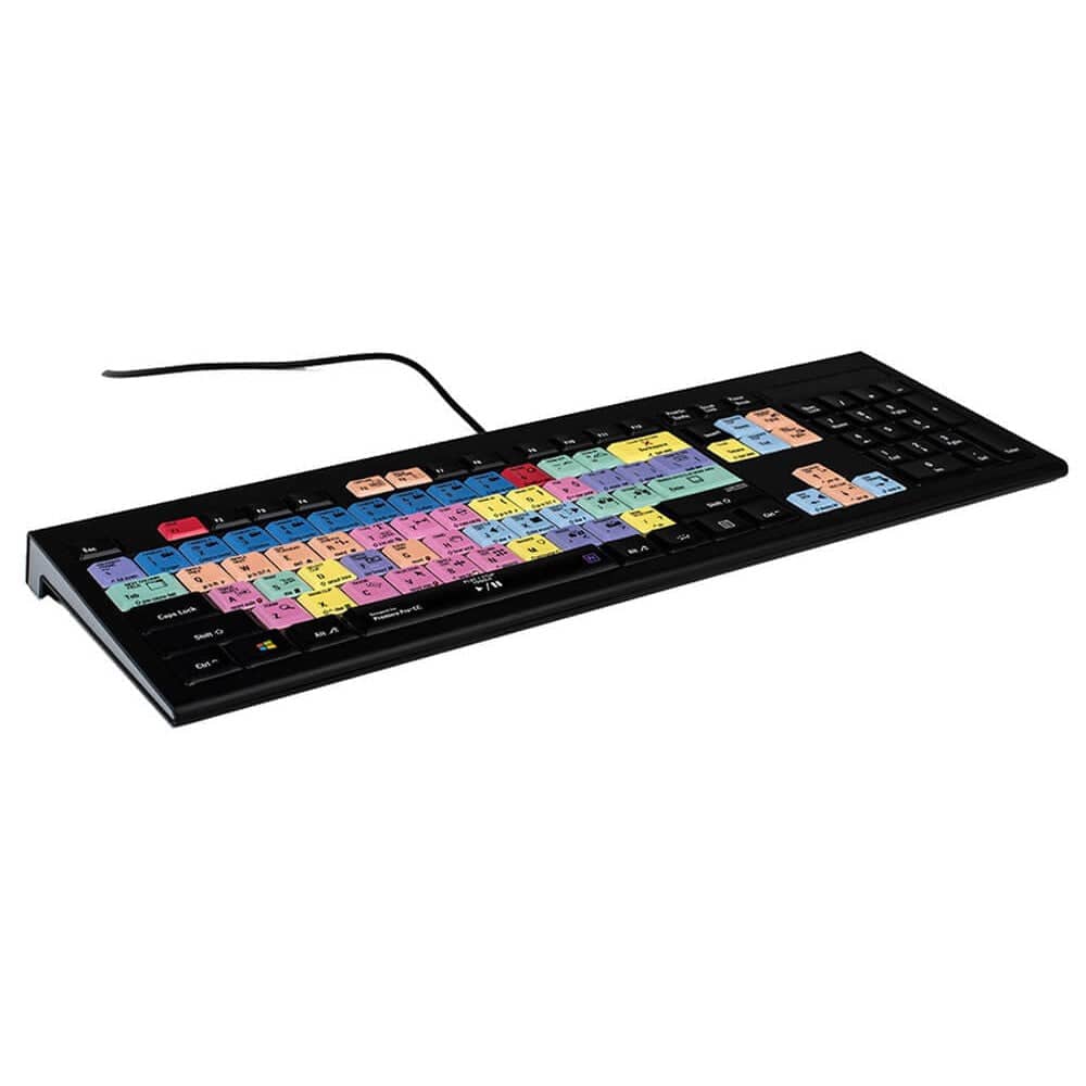 LogicKeyboard Adobe Premiere Pro CC Astra Backlit PC Keyboard (US) - Coremicro – image 1