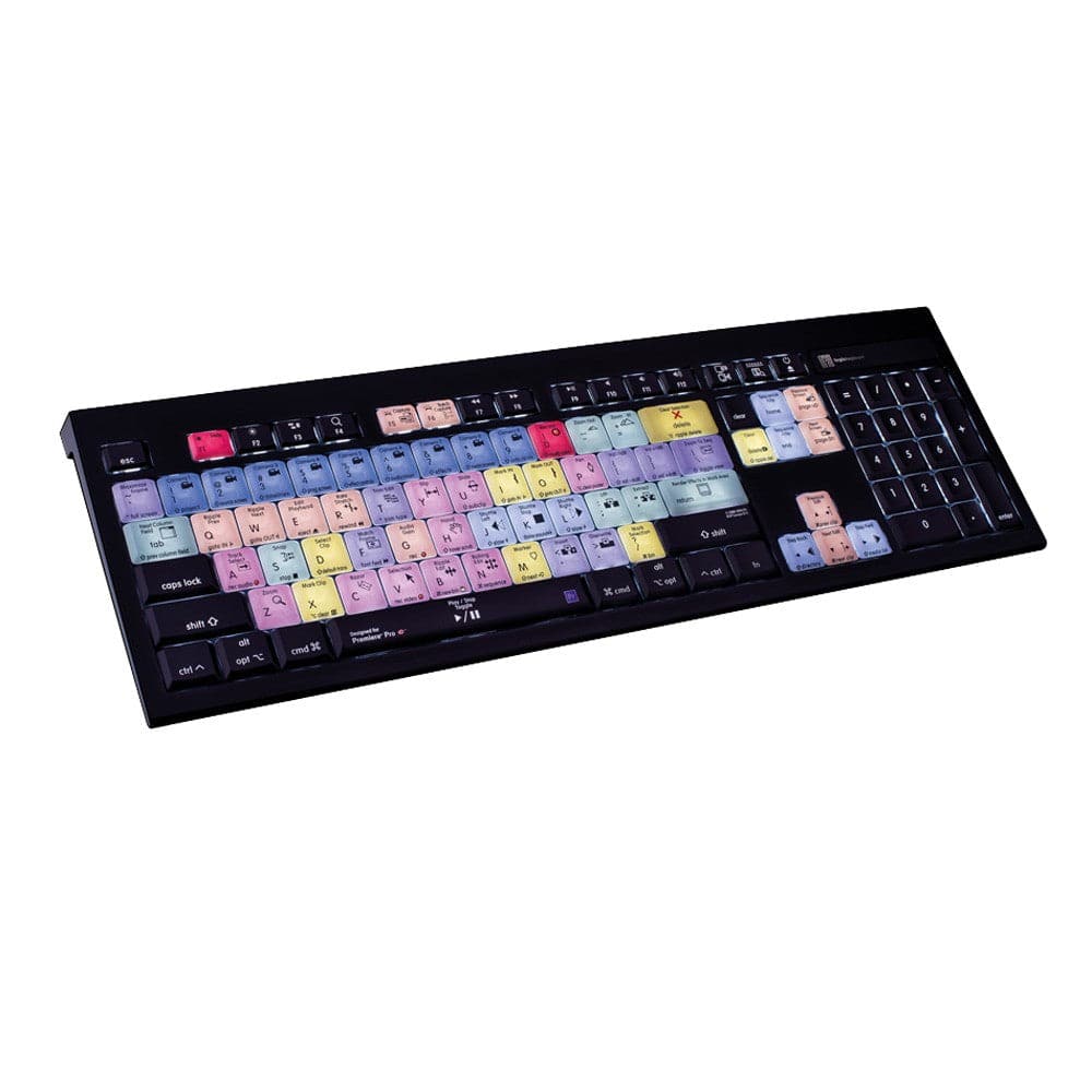 LogicKeyboard Astra Adobe Premiere Pro CC Mac Keyboard (US) - Coremicro – image 1