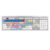 LogicKeyboard ALBA Mac keyboard for Adobe Premiere Pro CC, US layout, shown from top with labeled keys for editing and shortcut functions.