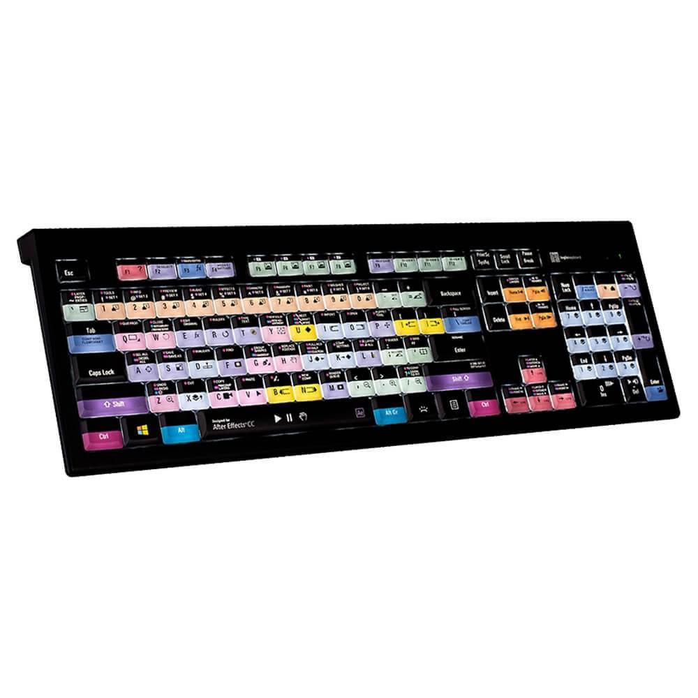 LogicKeyboard Astra Adobe After Effects CC Backlit PC Keyboard (US) - Coremicro – image 1