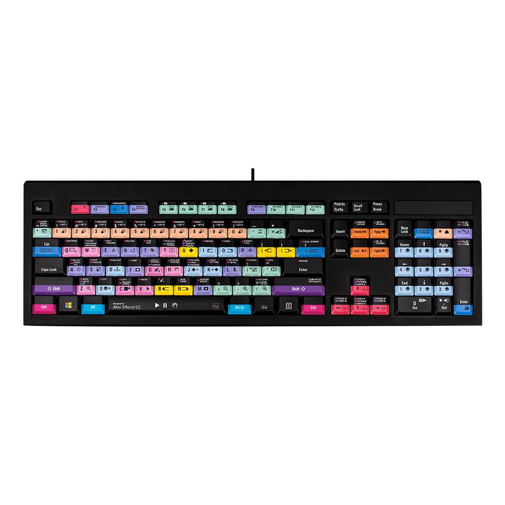 LogicKeyboard Astra Adobe After Effects CC Backlit PC Keyboard (US) - Coremicro – image 2