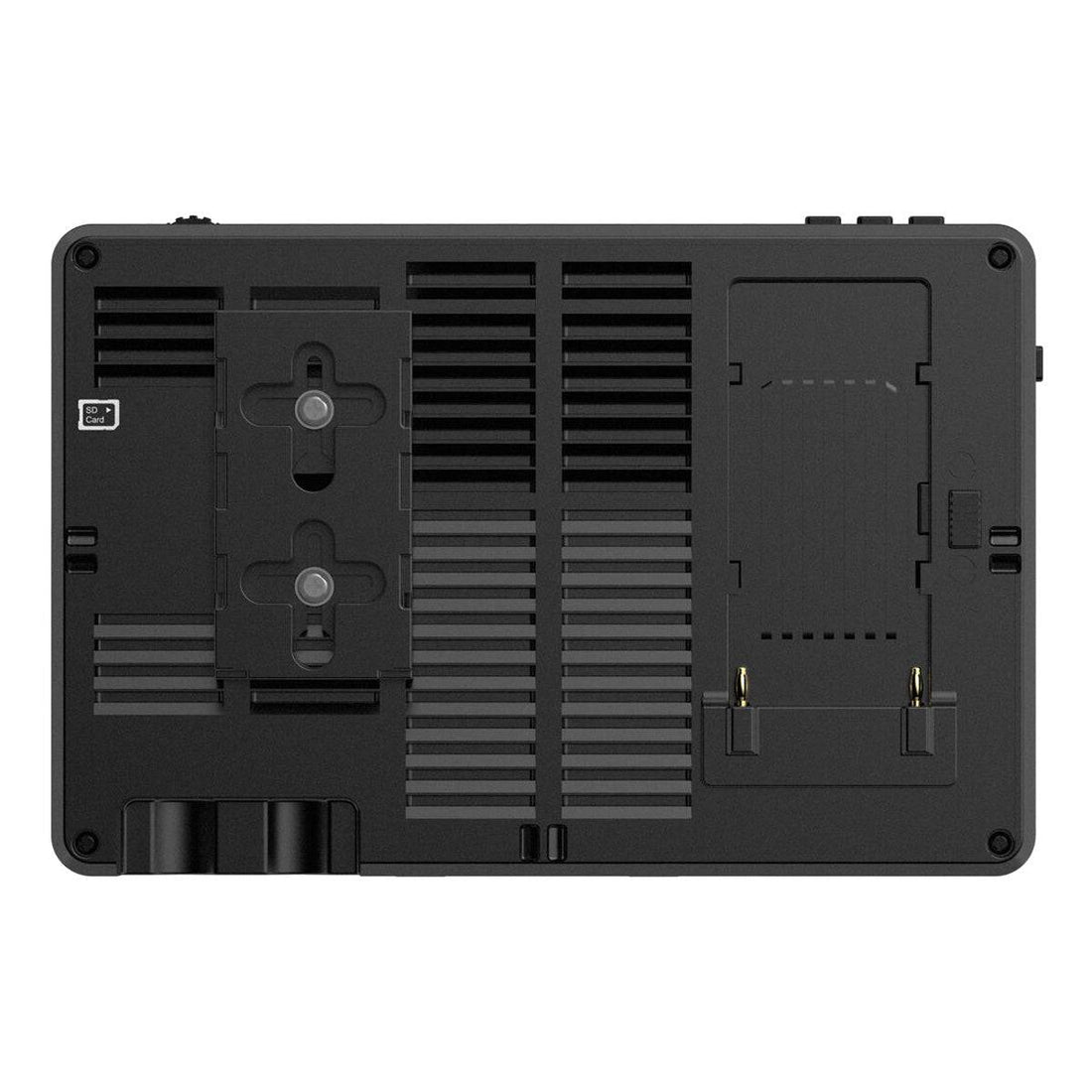 FeelWorld LUT7 PRO 7-inch ultrabright HDMI field monitor with adjustable controls and input ports, shown from the back. – image 2