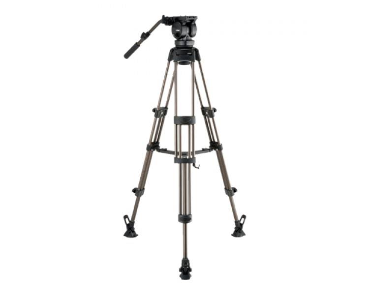 Libec LX10 M Two-Stage Aluminum Tripod System and H65B Head and Mid-Level Spreader - Coremicro – image 1