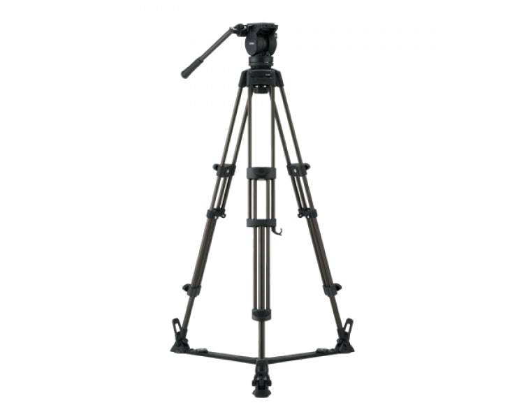 Libec LX7 Tripod With Pan and Tilt Fluid Head and Floor Spreader - Coremicro – image 1